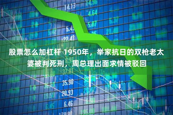 股票怎么加杠杆 1950年，举家抗日的双枪老太婆被判死刑，周总理出面求情被驳回