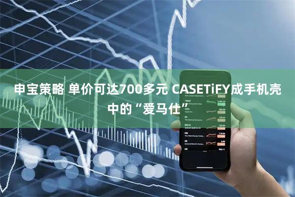 申宝策略 单价可达700多元 CASETiFY成手机壳中的“爱马仕”